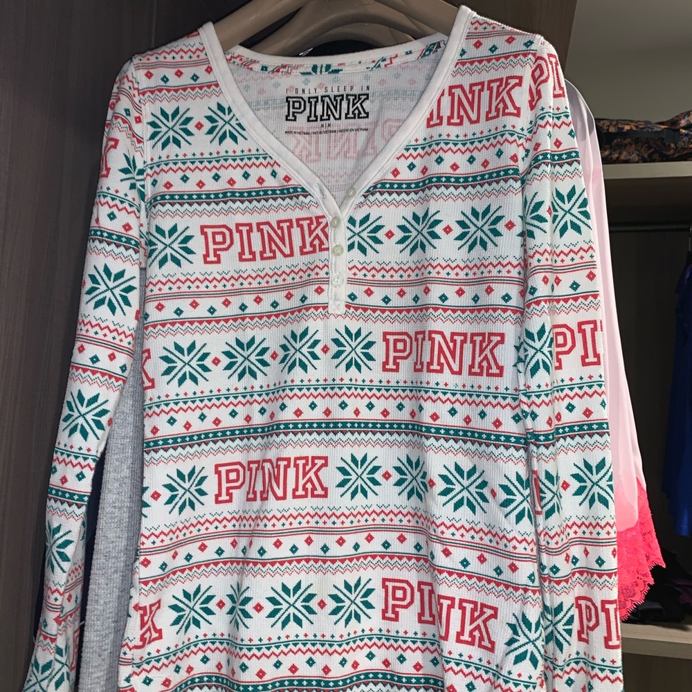 Victoria Secret “Long Jane Thermal” sleep shirt